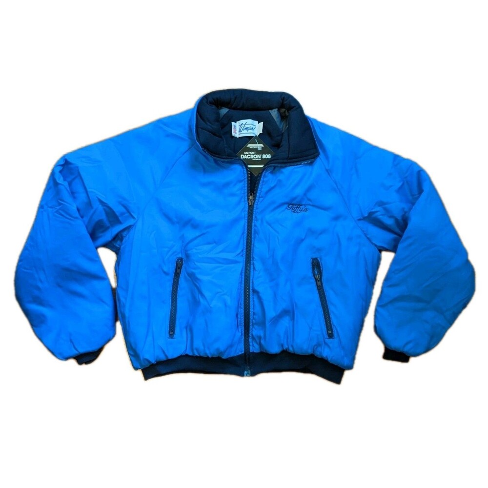 Vtg Wiman Deadstock Embroidered Zip Coat Jacket Sz XL Retro Chunky Gorpcore USA